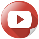 YouTube_Social-Network-Communicate-Page-Curl-Effect-Circle-Glossy-Shadow-Shine